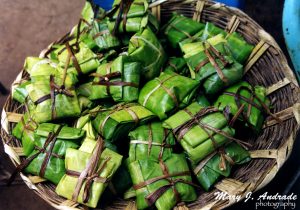 Tamales ready to be cooked.