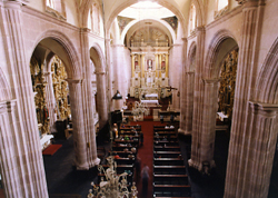 Interior de una de las múltiples iglesias zacatecanas