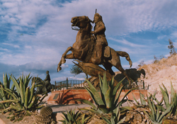 Estatua de Panncho Villa en el Cerro de la Bufa