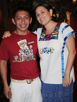 Leticia Aguerrebere y Nelson Gómez