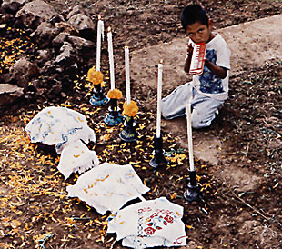The Vigil of the Little Angels” in P’urhepecha and Spanish